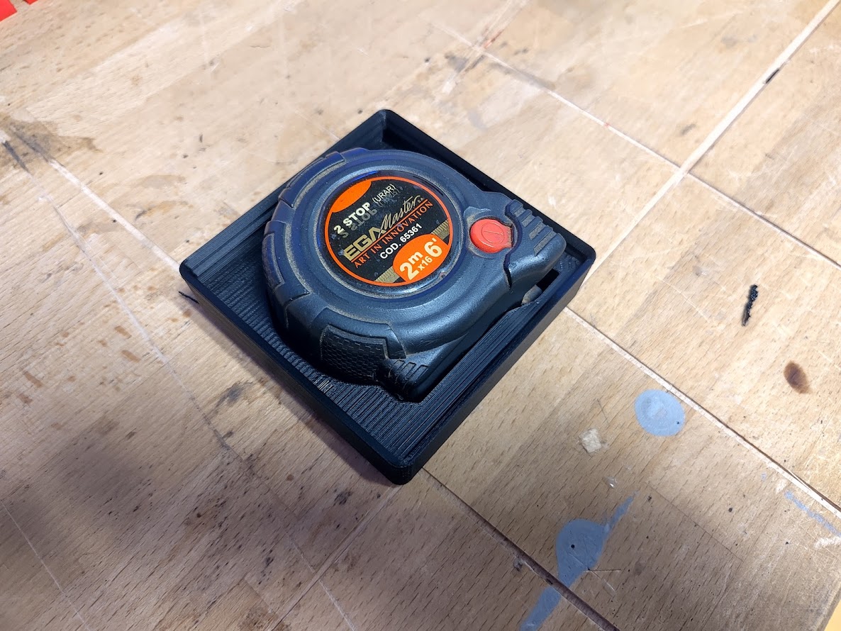 Ega master tape measure gridfinity bin