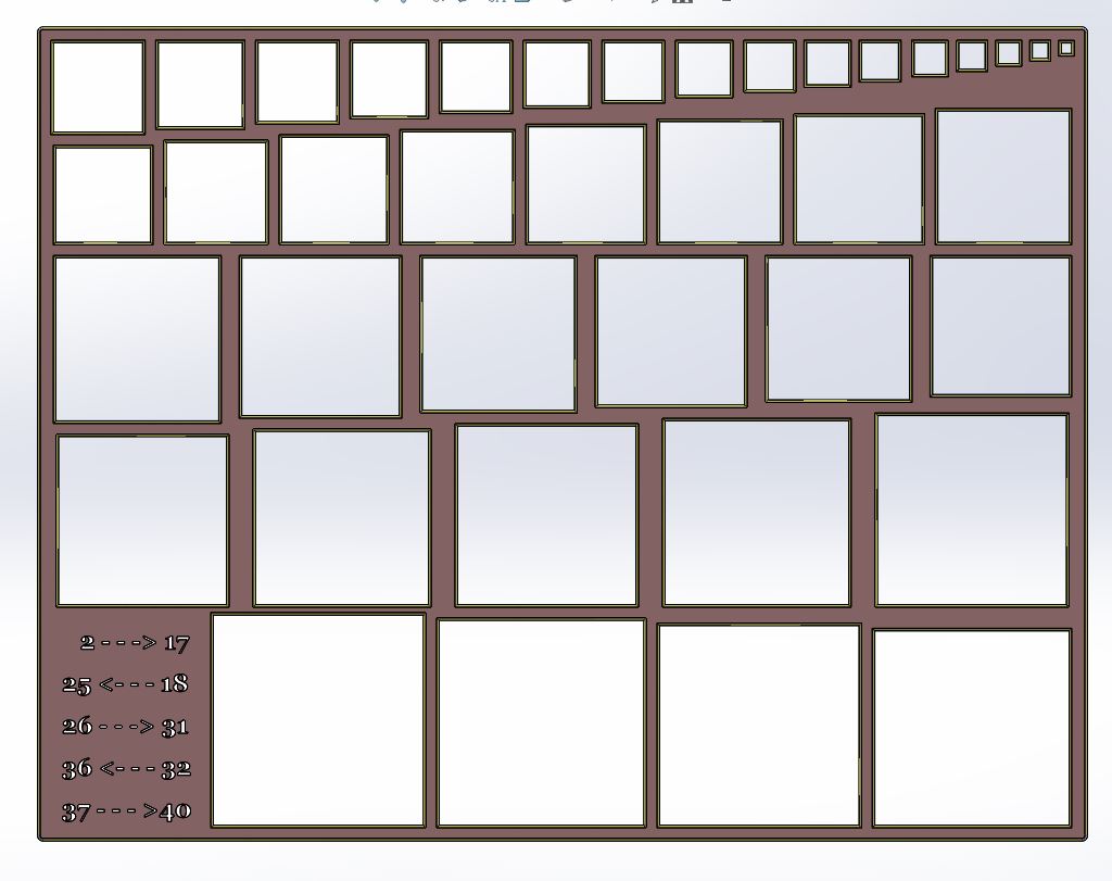 Miniatura 3 do modelo 3D Circle & Square Templates For Drawing