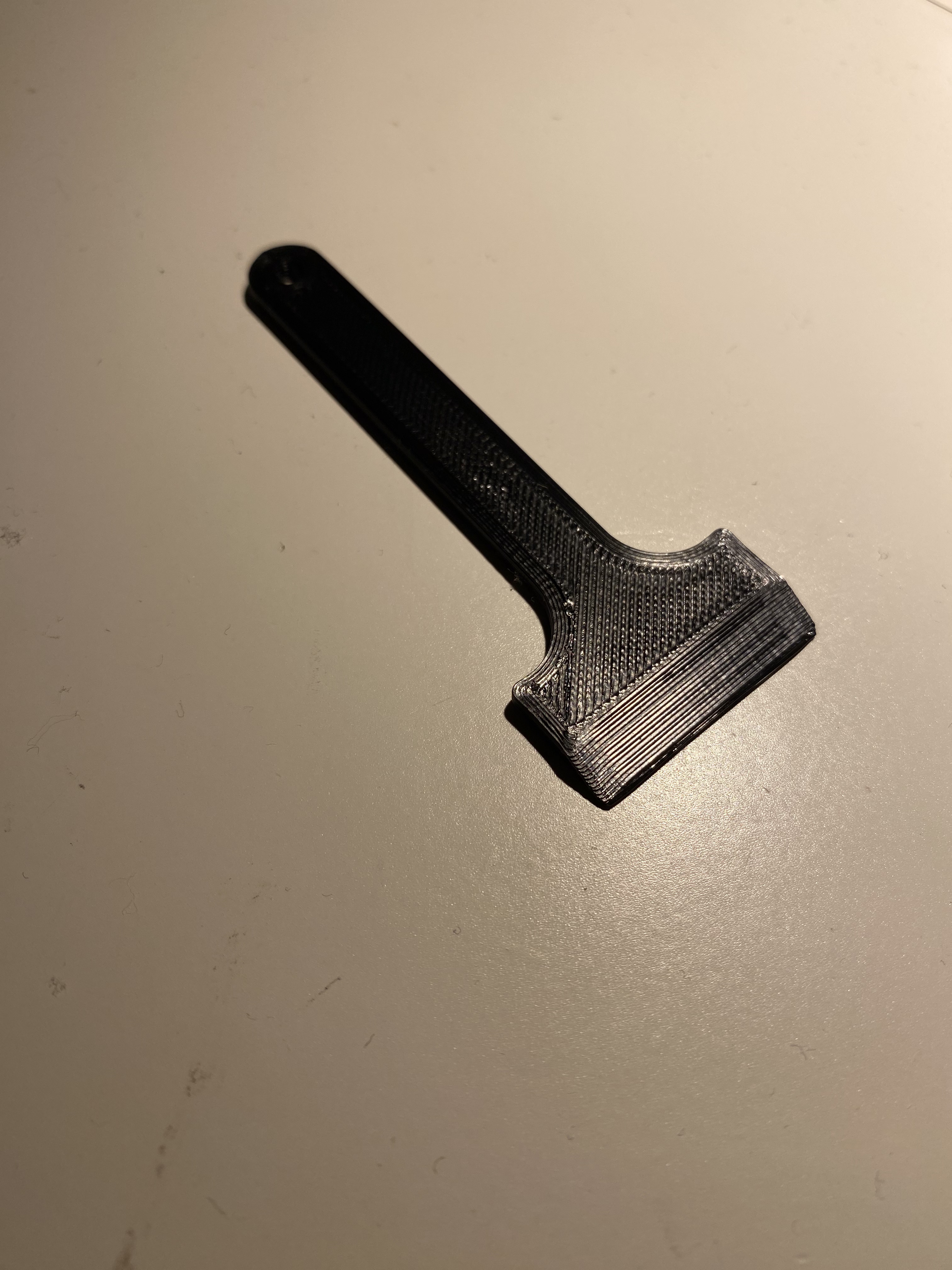 Small 3d printer bed scraper