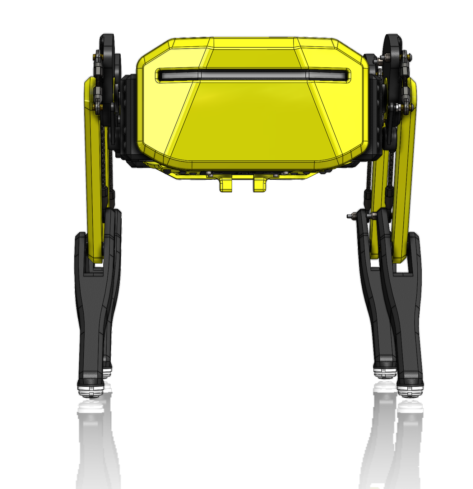 Miniatura 2 do modelo 3D Quadruped II