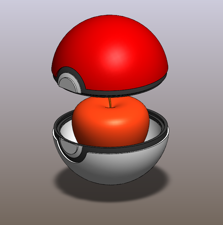 Pokeball Sphere Container