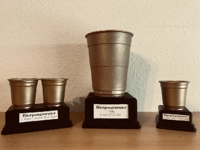 Beerpong-Pokal