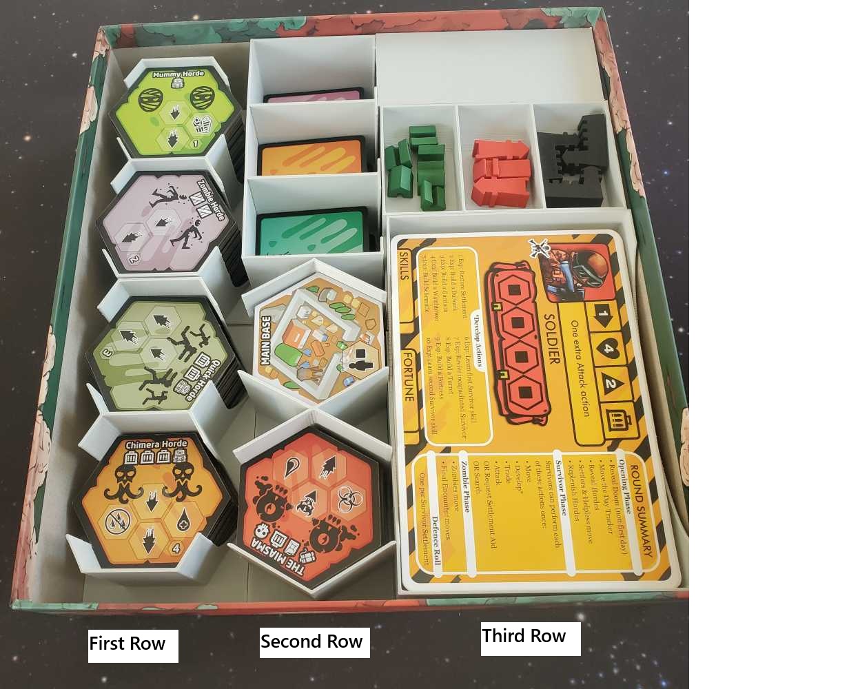 Outbreak - The Zombie Apocalypse Board Game - Insert