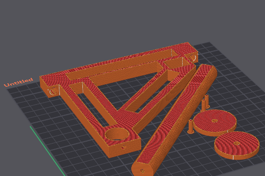 dual spool filament wall mount (DSFWM)
