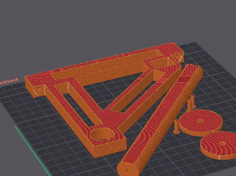 dual spool filament wall mount (DSFWM)