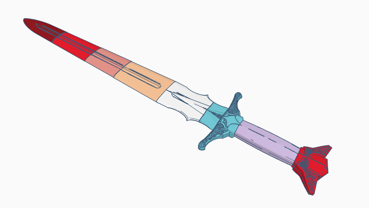 Modulized & Redesigned Skyrim Sword