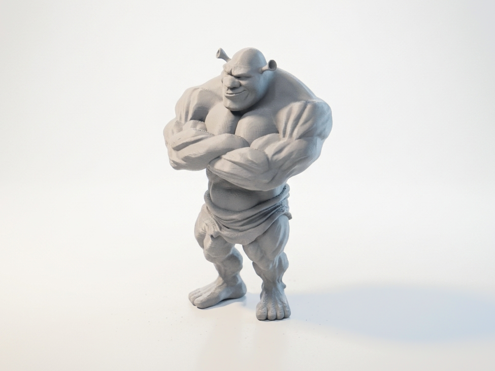 Buff Shrek Figurine Collectible 3D Printable