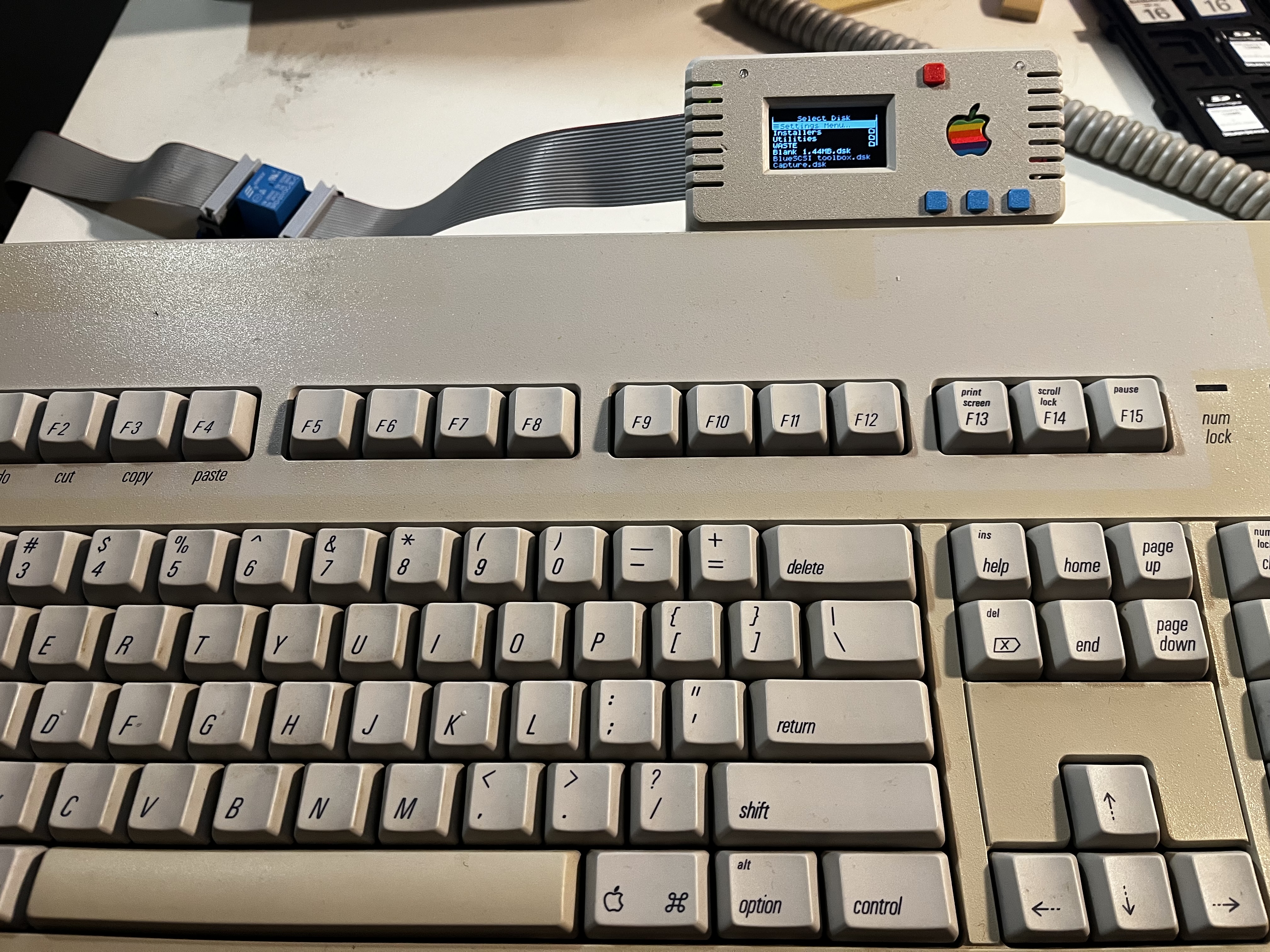 Floppy Emu Apple ][ Case Base for Apple Extended Keyboard