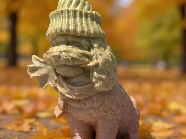 Cozy Autumn Dog