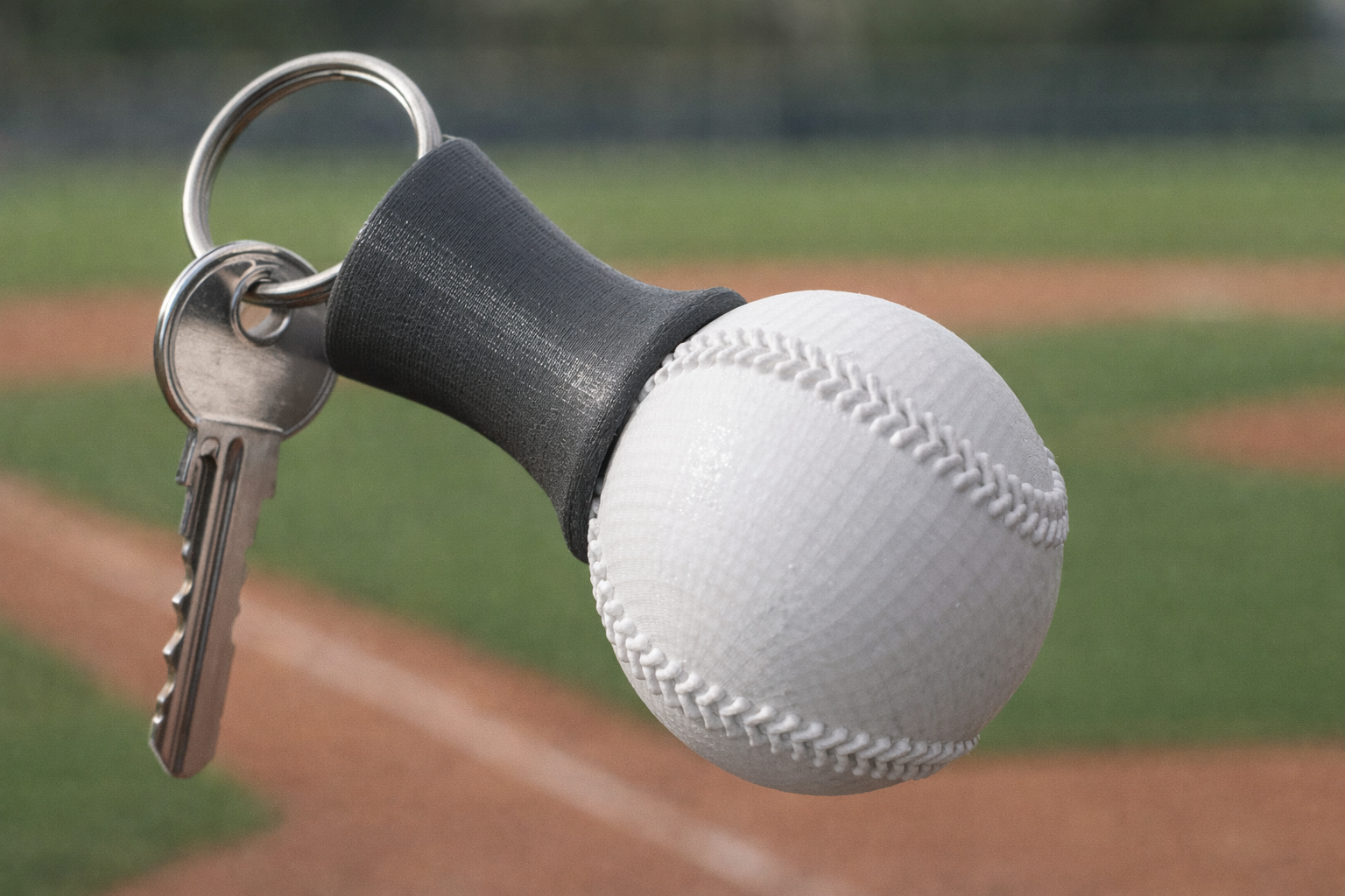 Miniatura 9 do modelo 3D Soccer, Baseball, Cricket, Golf Ball Trophy Knob style keychains set