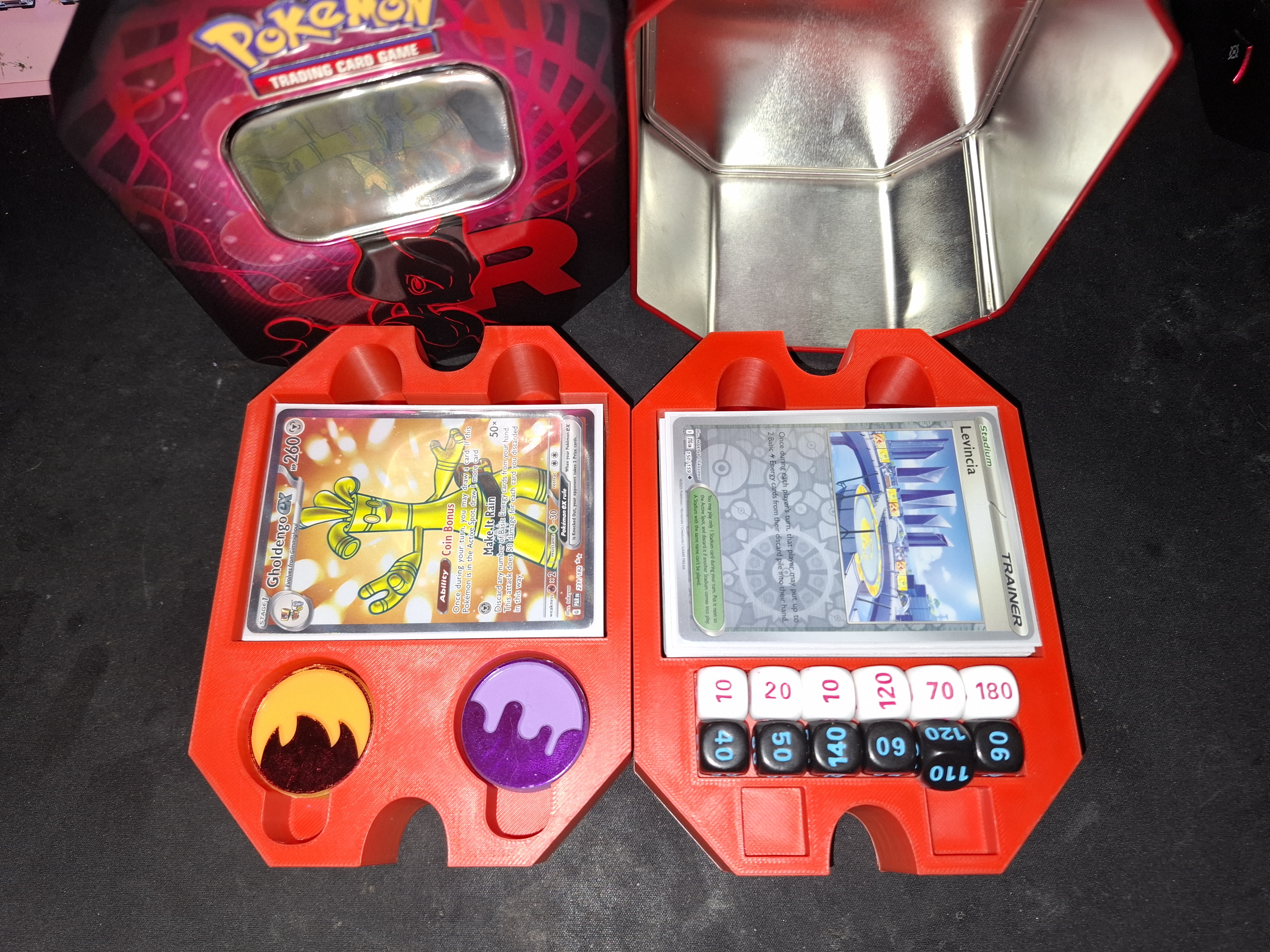 Miniatura 2 do modelo 3D Pokemon Big Tin Deck Box Insert