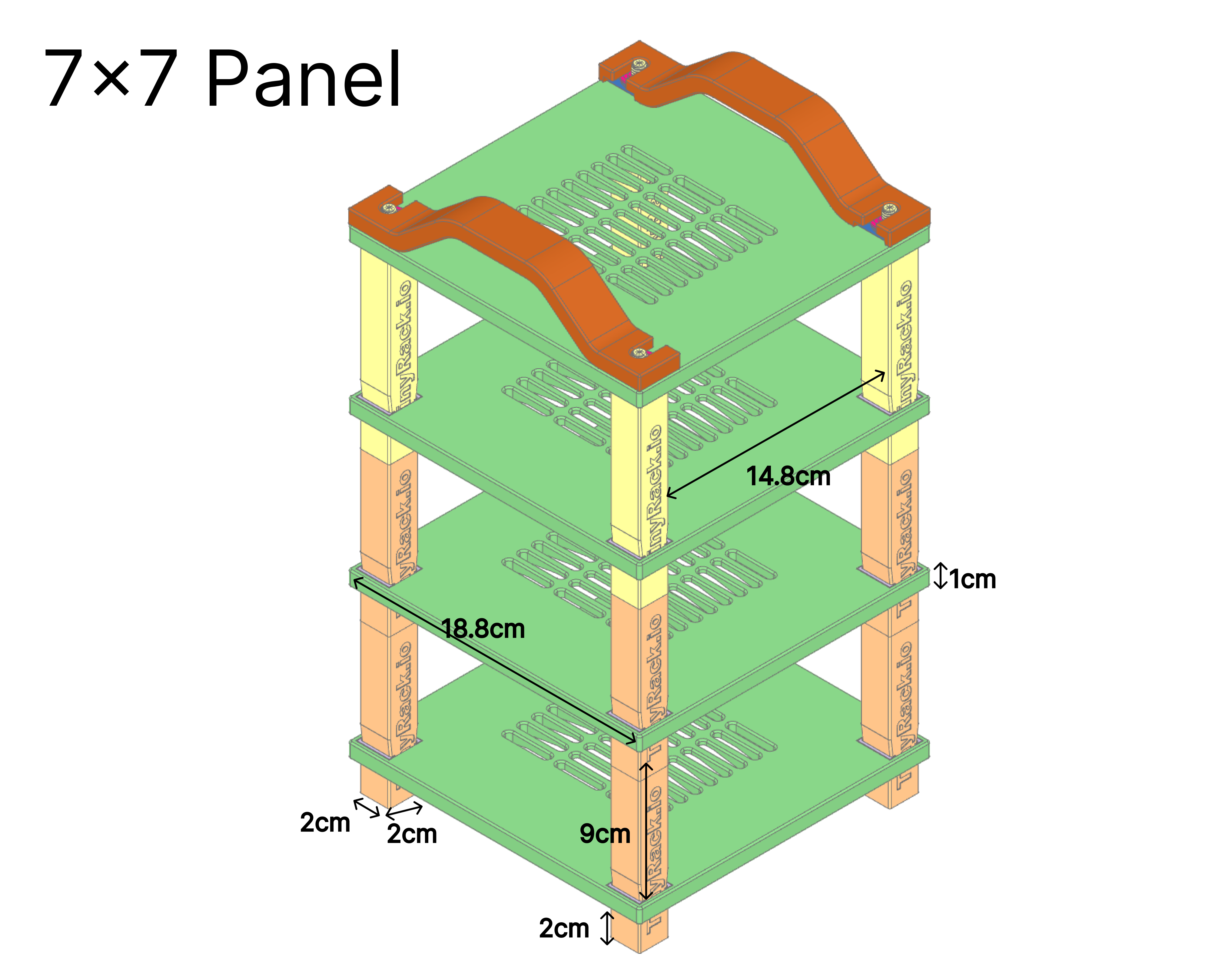 TinyRack - An open-source modular customizable mini server rack — thumbnail 3