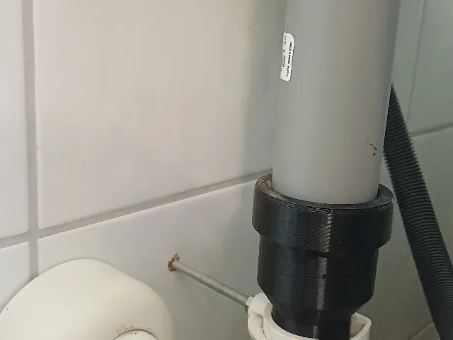 Adapter HT Rohr DN50 zu DN40 Siphon Rohr