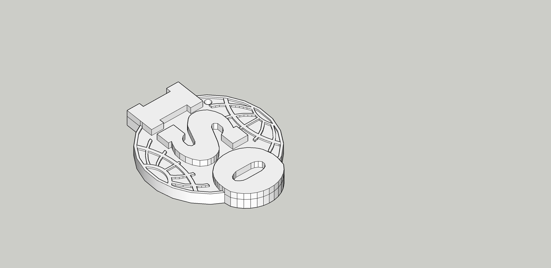 ISO keychain