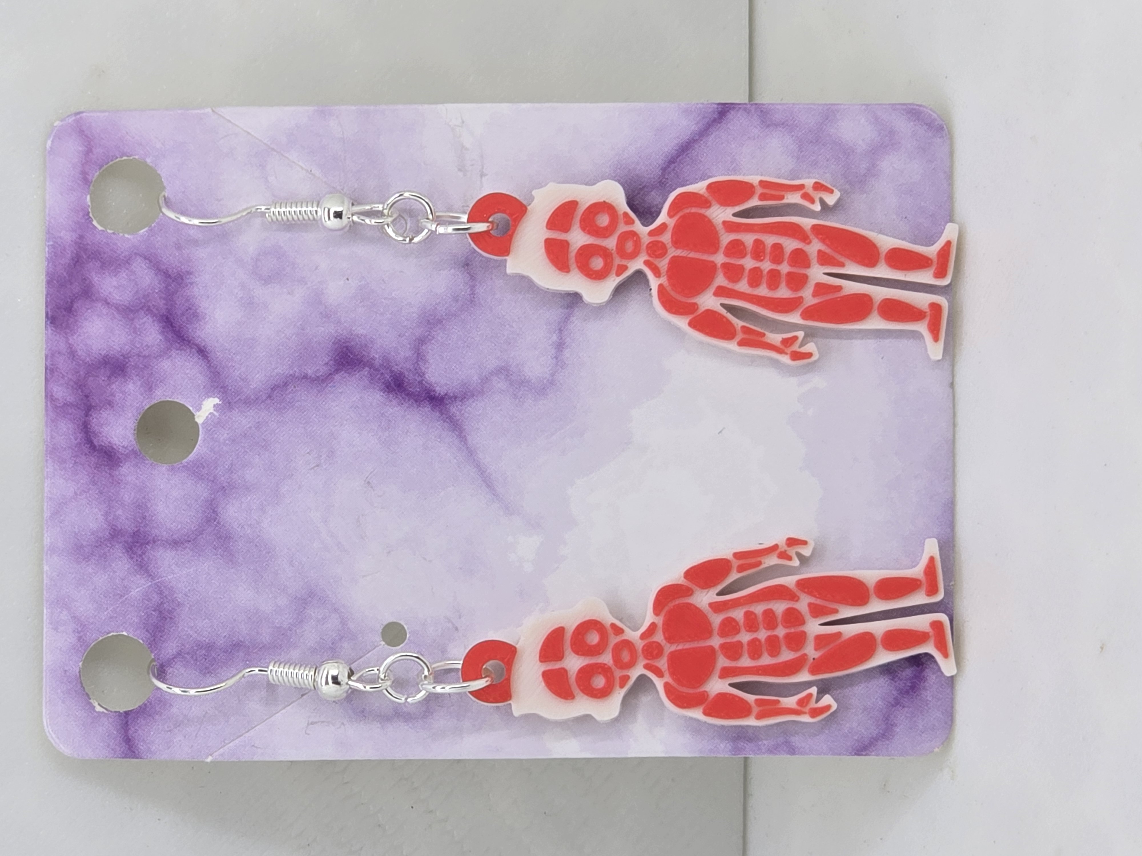 Miniatura 5 do modelo 3D Human Body Earrings