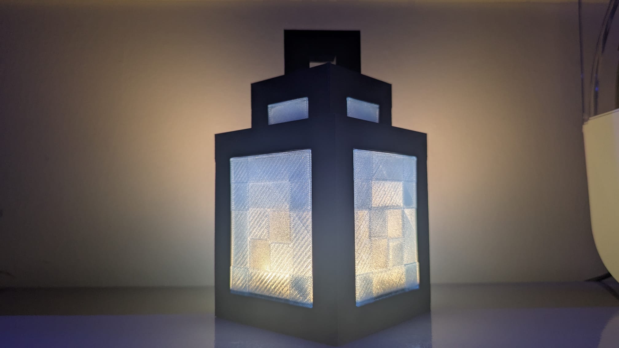 Miniatura 2 do modelo 3D Minecraft Lantern
