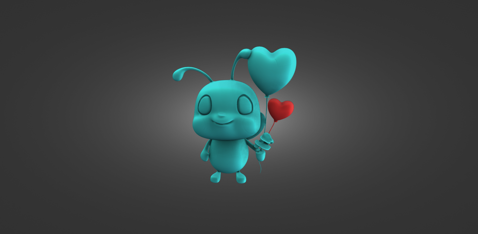 Bee with Balloons — miniatura 2