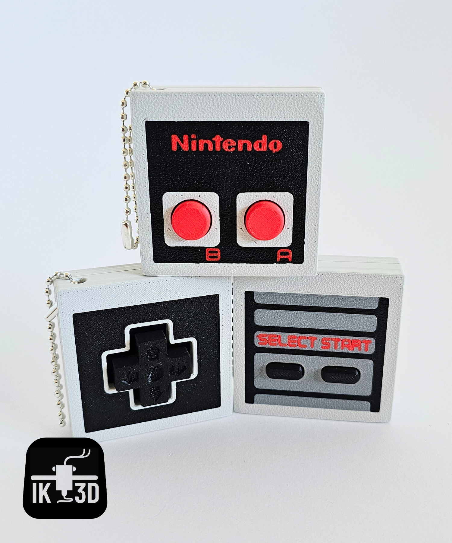 NES Controller Clicky Button Keychain Set — thumbnail 6