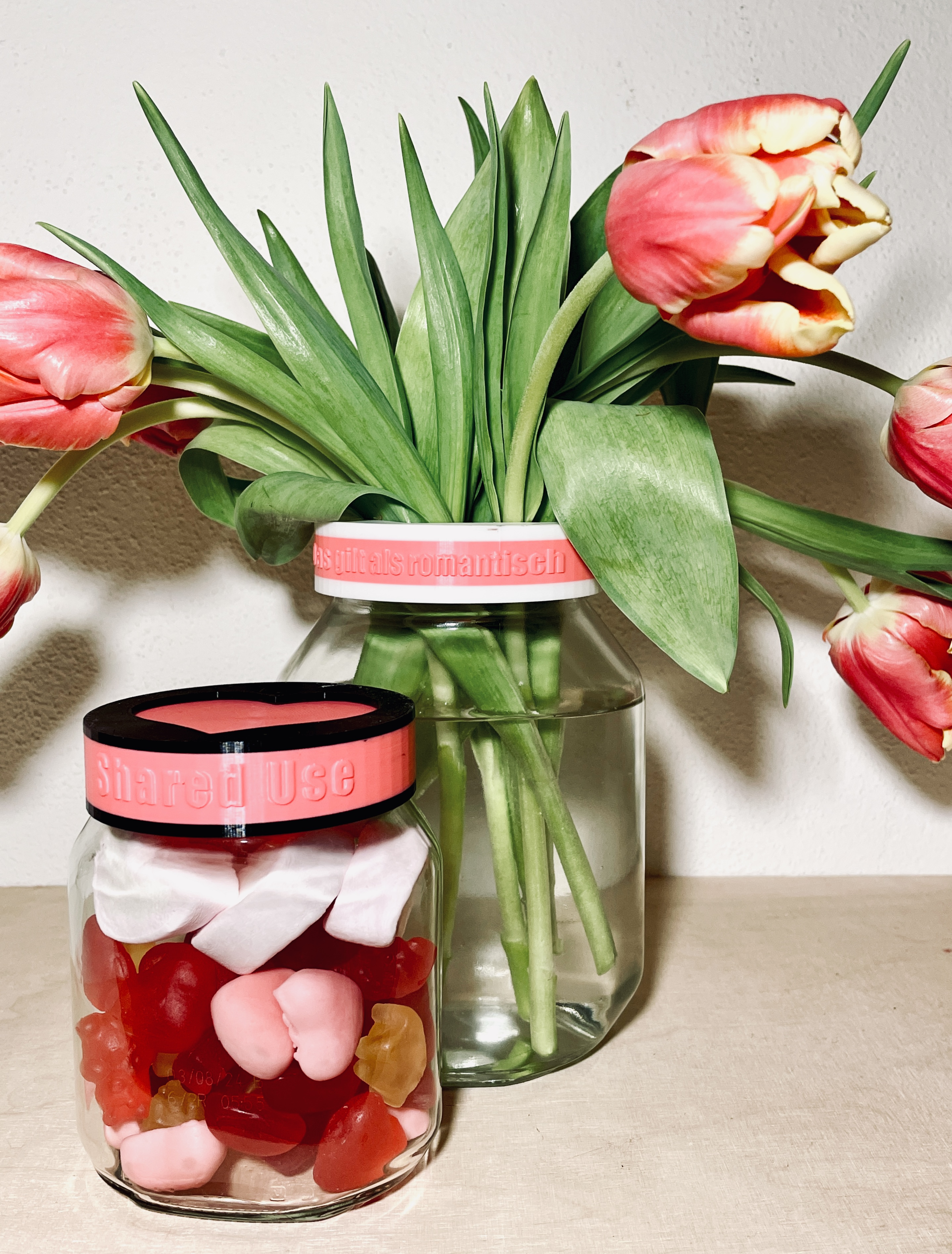 Personalised Photo frame Lid for upcycling jars