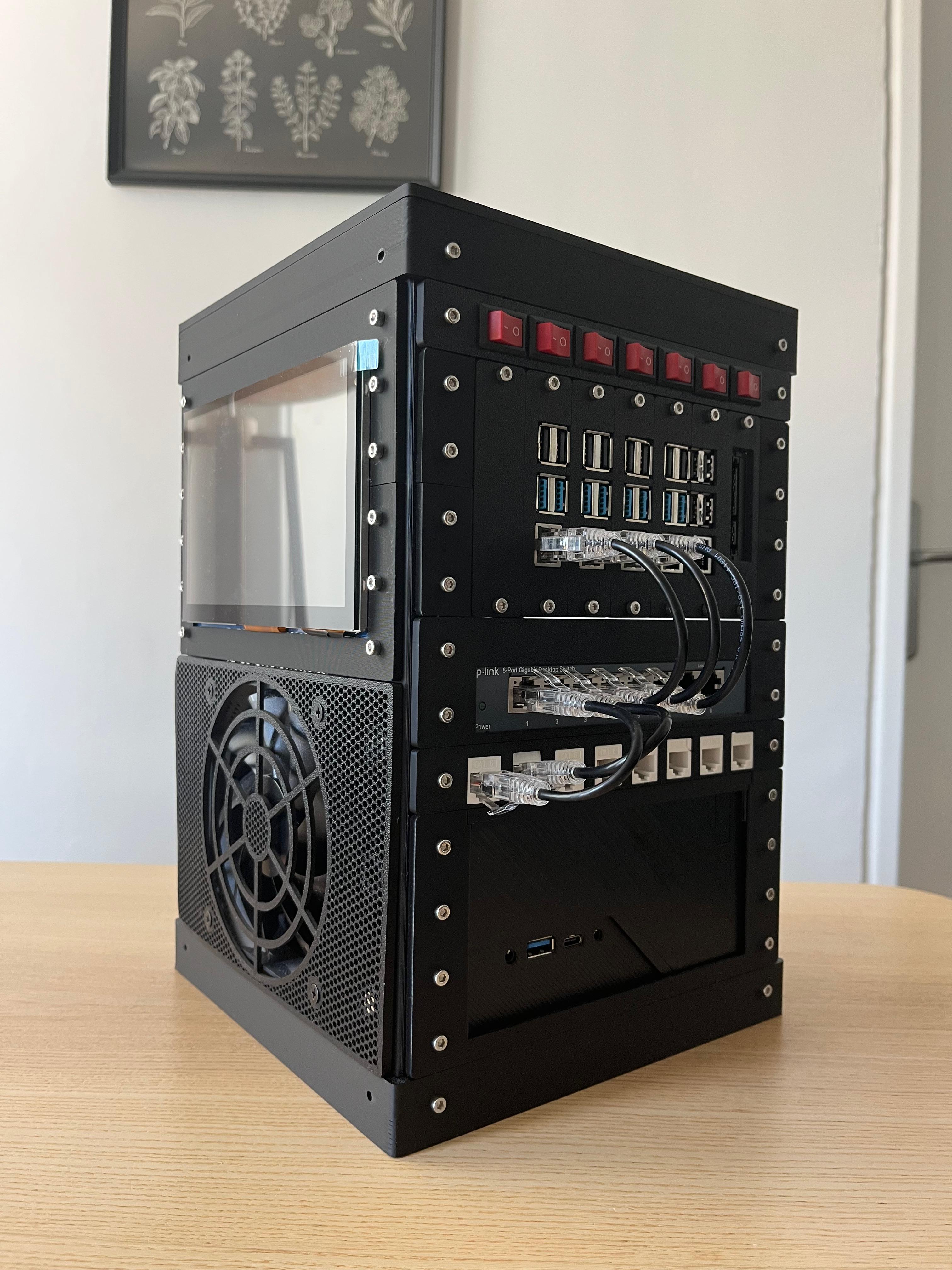 Microlab 2 - Mini Modular Home Server Rack