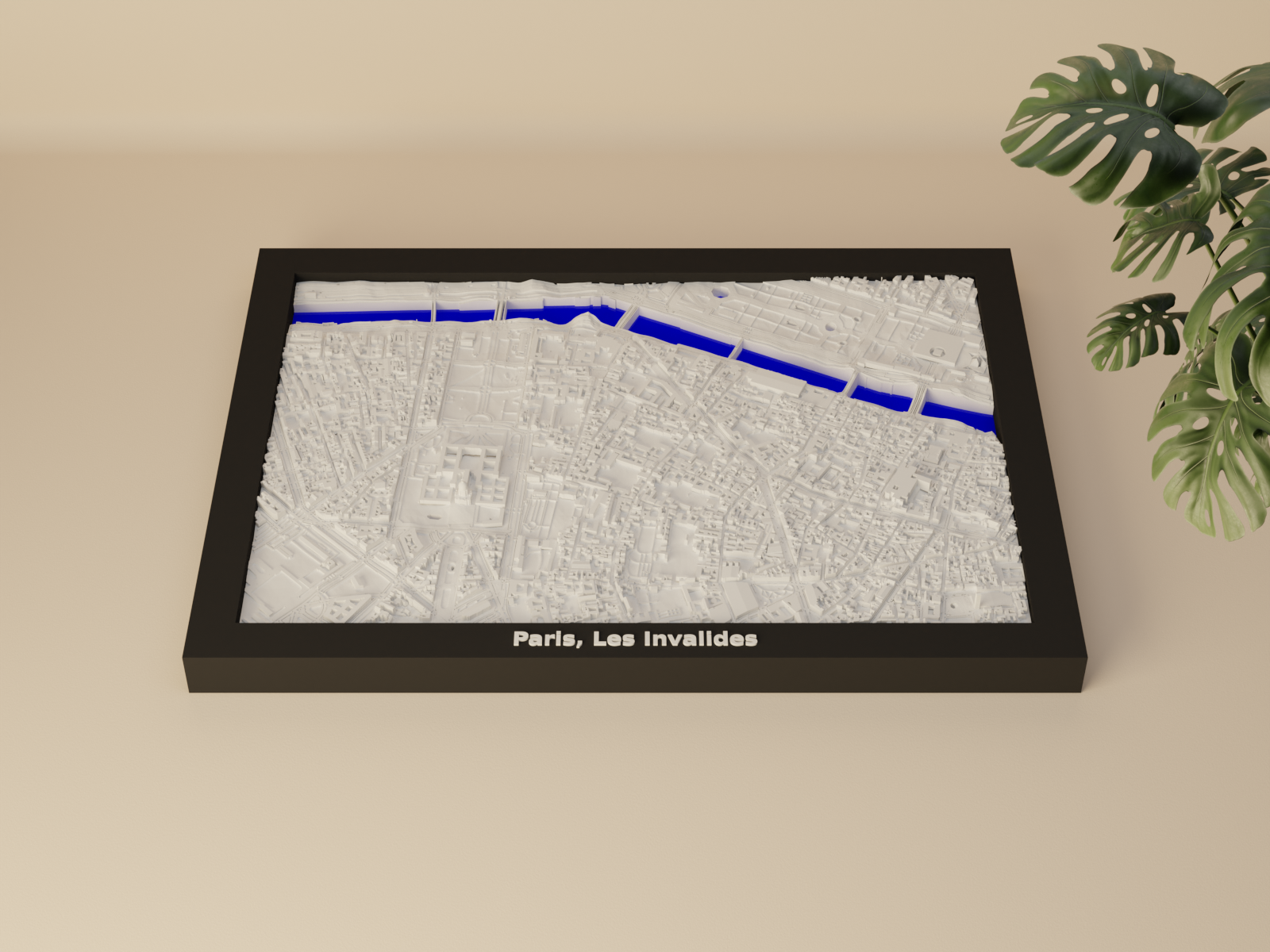 Paris, Les Invalides, France - 3D Miniature