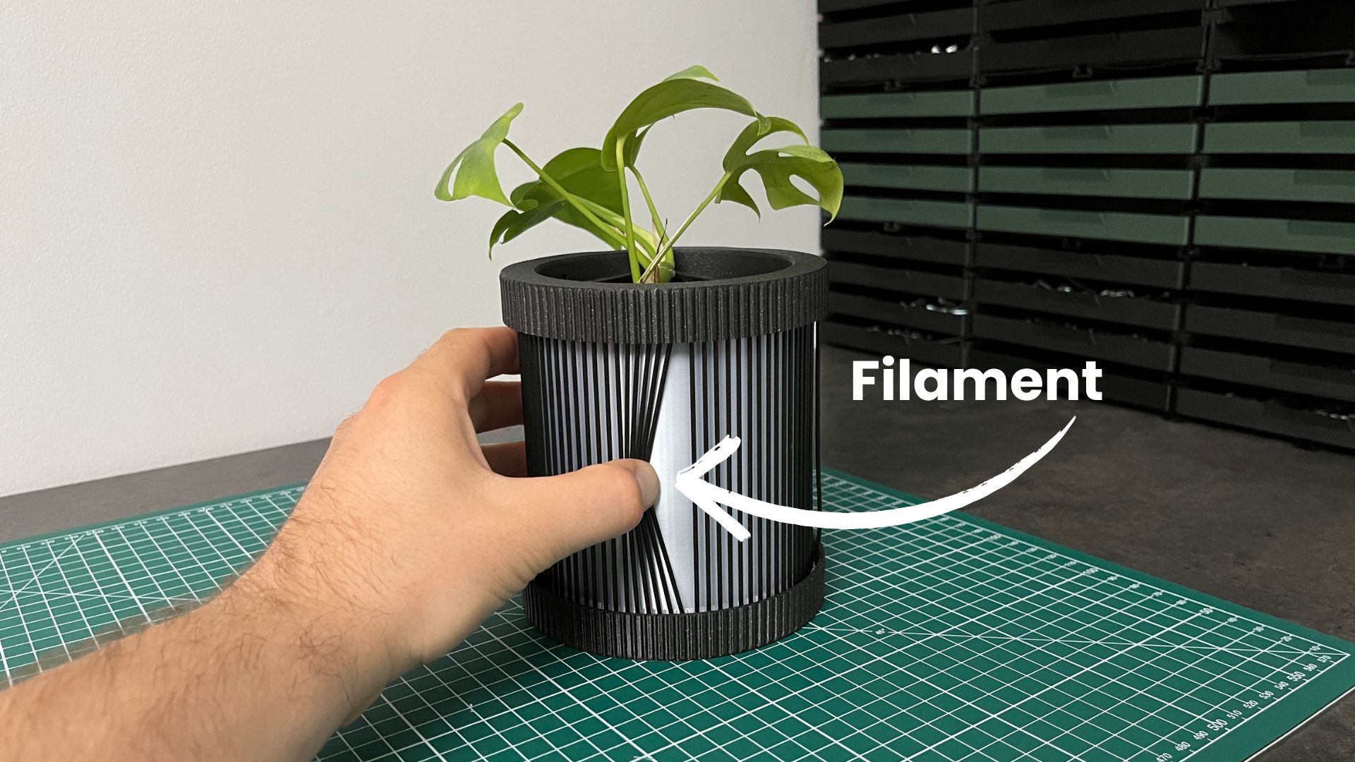 String Planter - Hand made feel