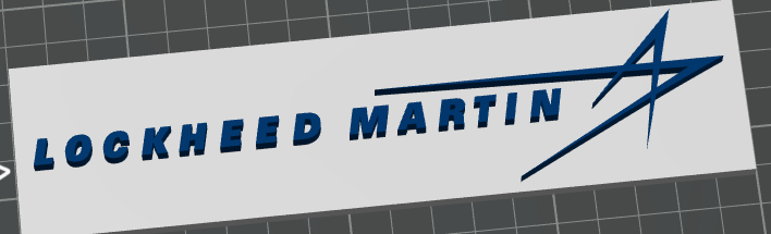Lockheed Martin logo for office or workshop