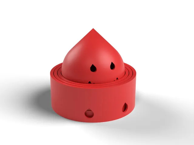 Rising Santa Fidget - Print-in-Place Telescoping Father Christmas, No Supports (OpenSCAD)
