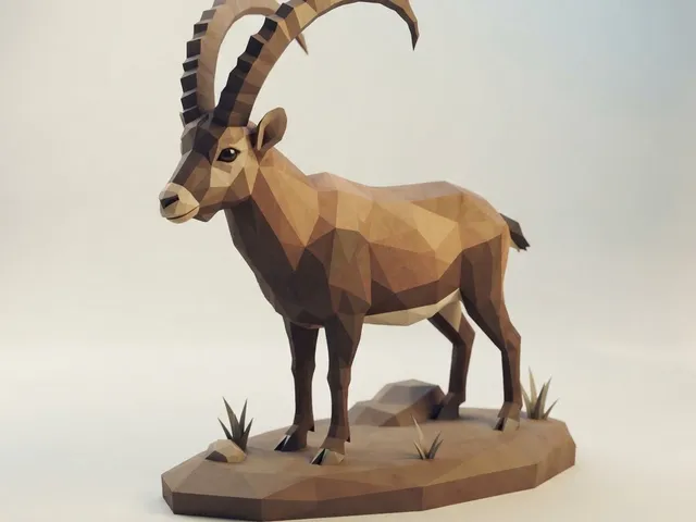 Low Poly Ibex