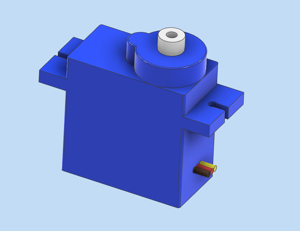 SG90 Servo Motor 1:1 Model
