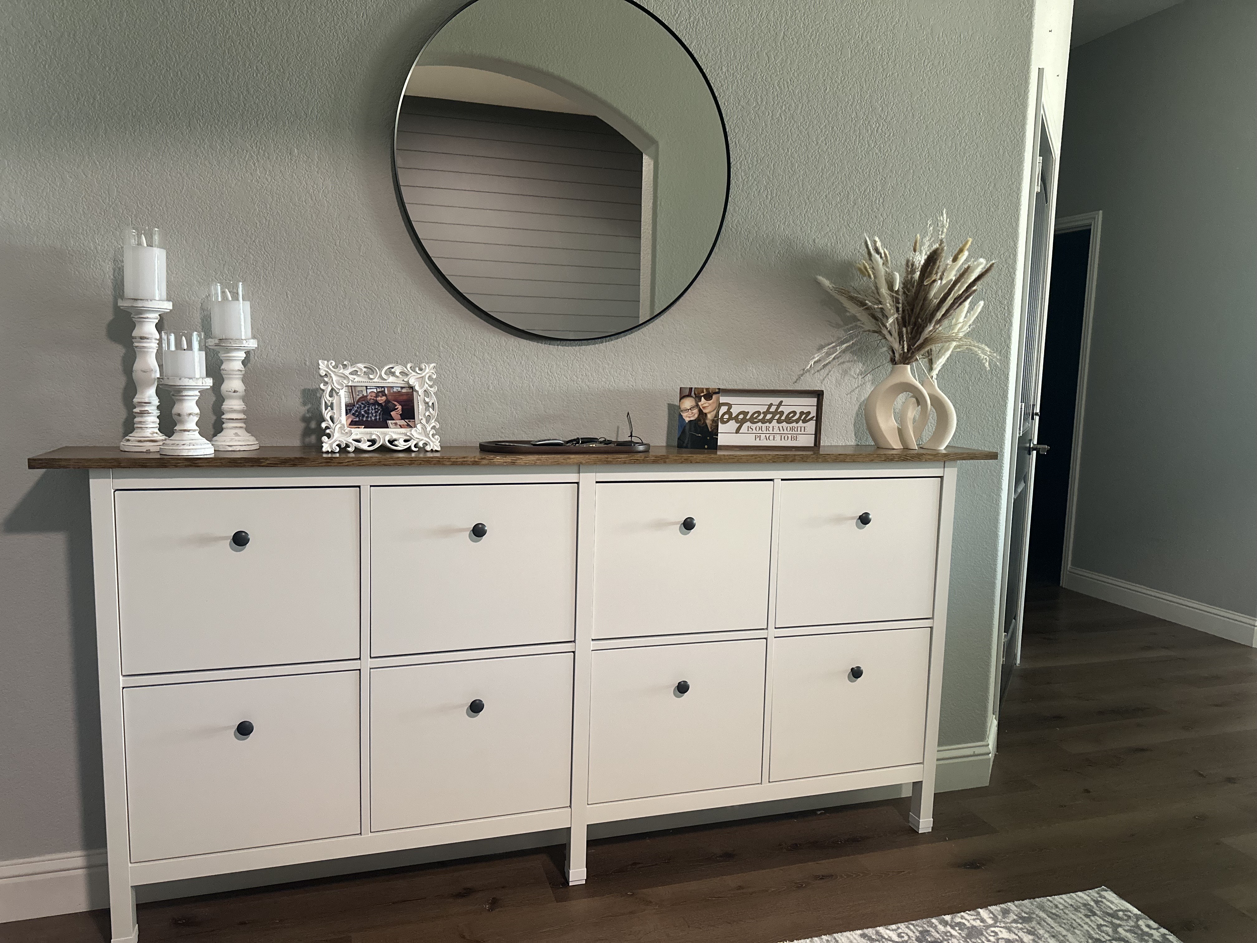 IKEA Hemnes Shor Rack DIY Mod