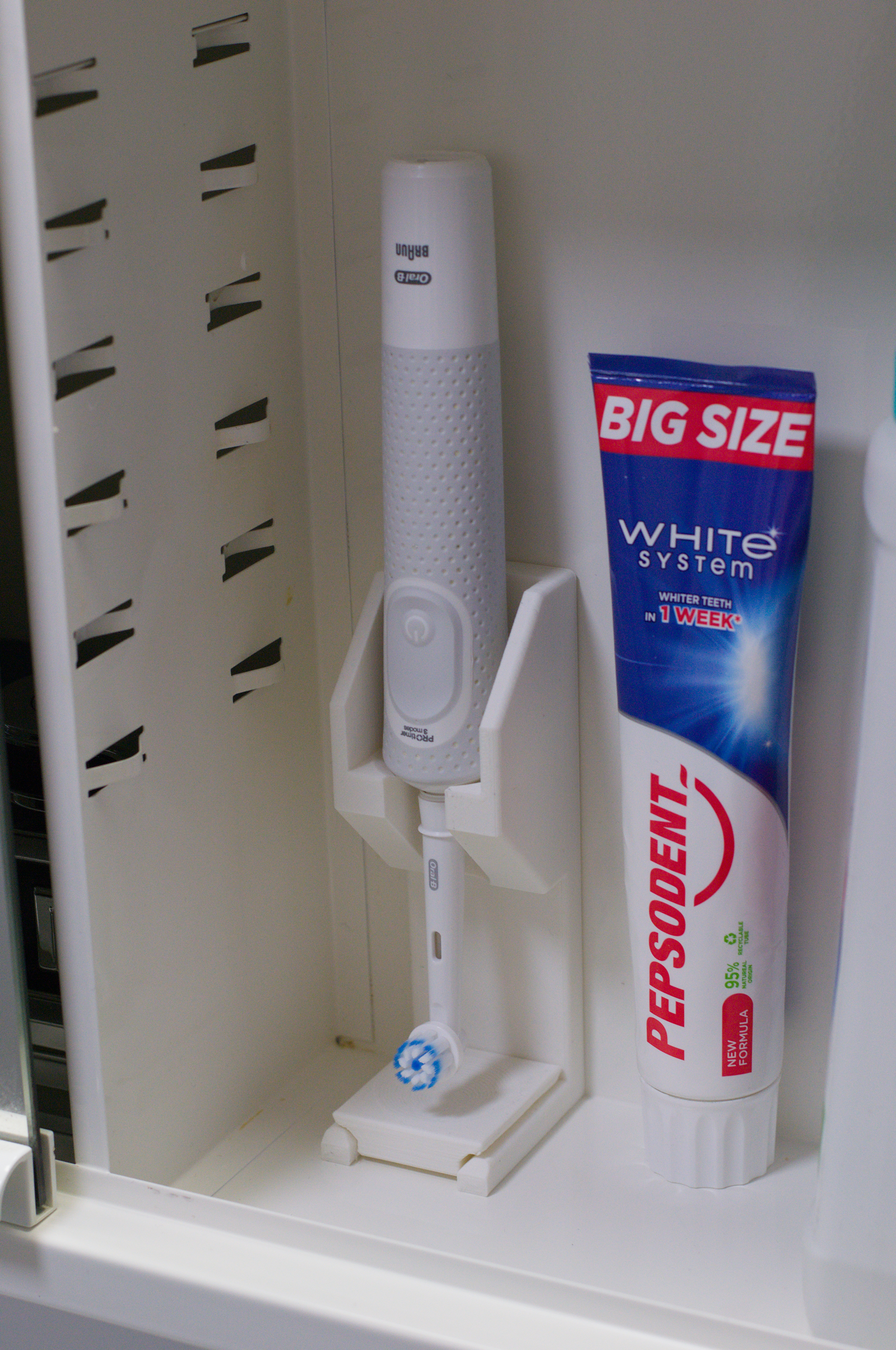 Upside Down Electric Toothbrush Holder