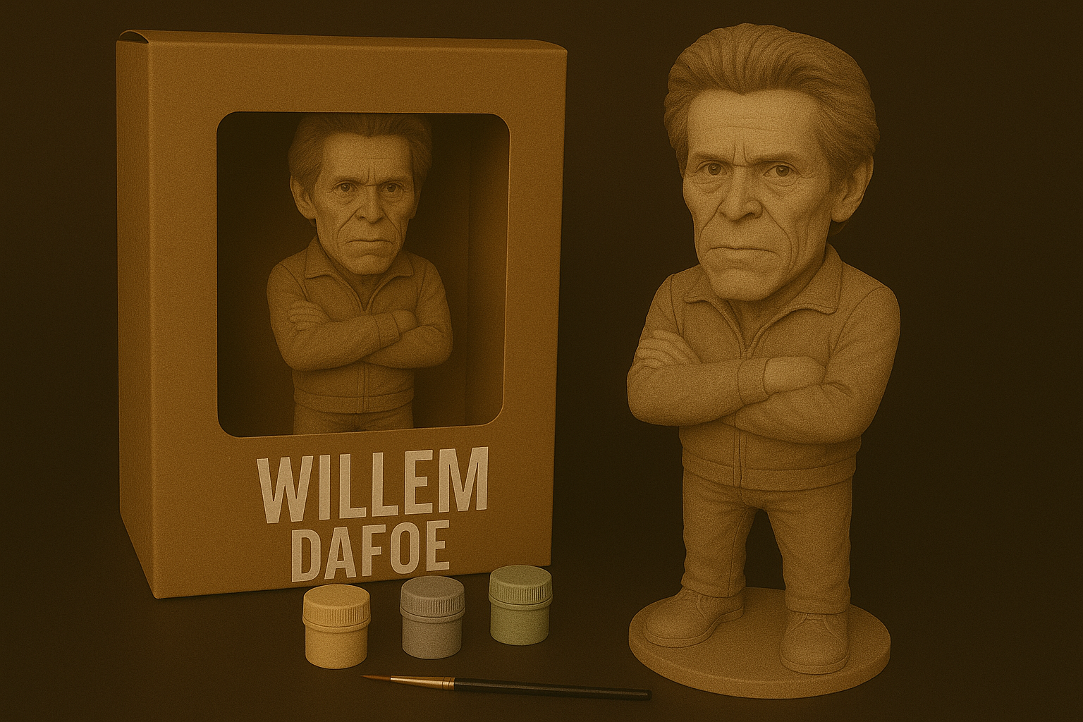 Willem Dafoe – Paint-It-Yourself