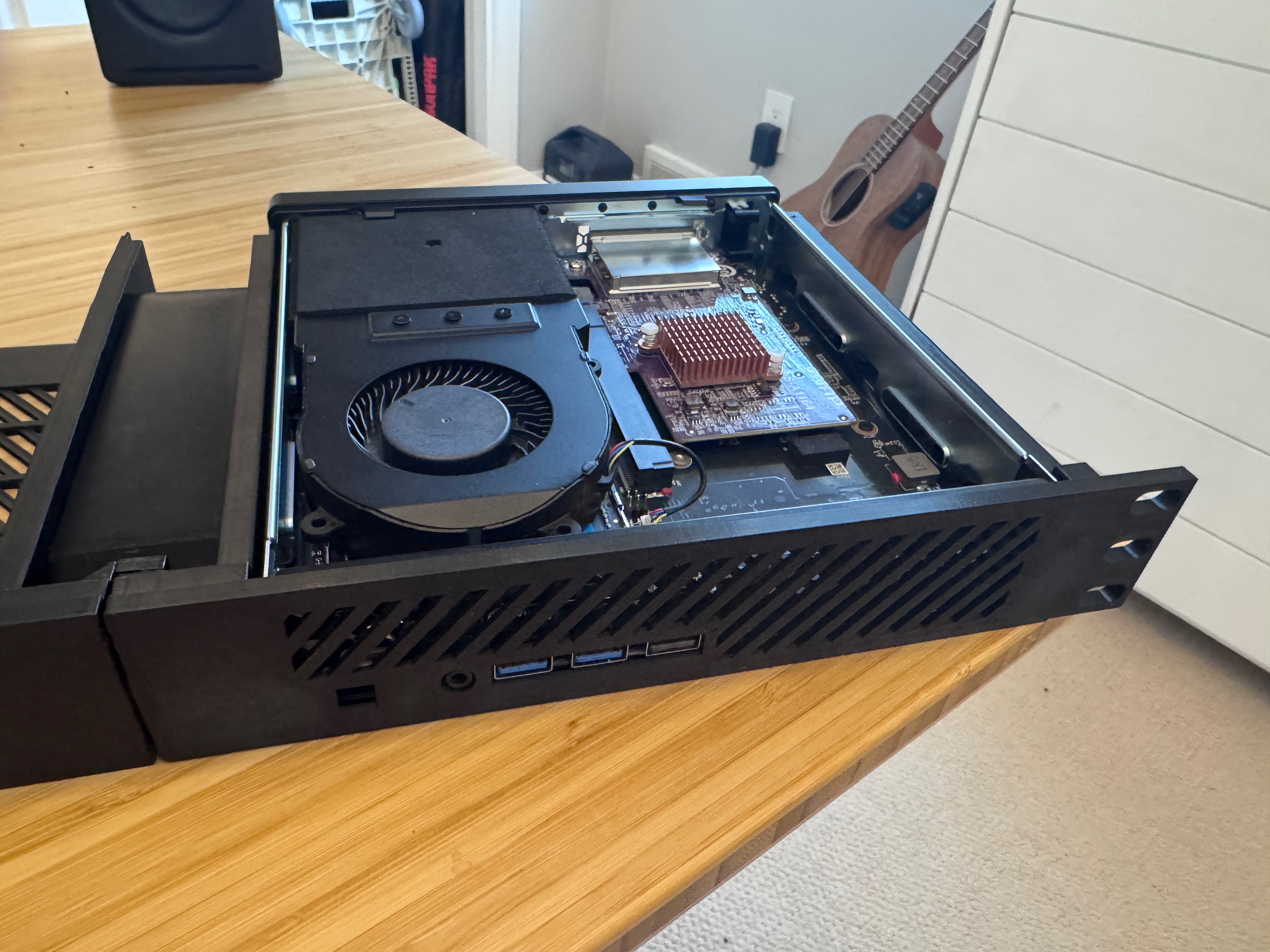Minisforum MS-01 & MS-A2 1U Rack Mount Kit - remixed for strength