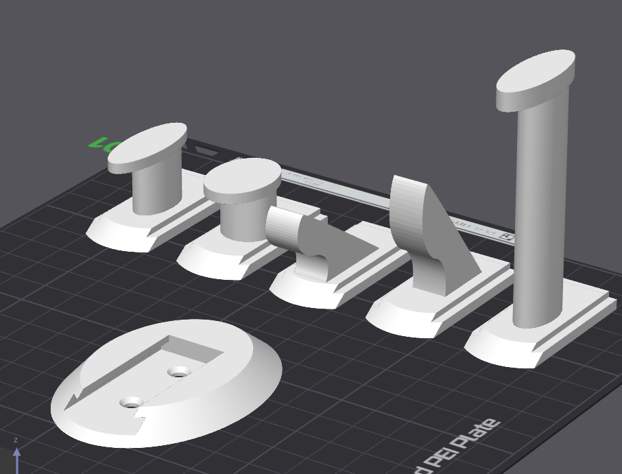 Miniatura 16 do modelo 3D Modular wall hook system