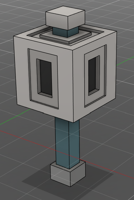 Miniatura 3 do modelo 3D minecraft mace