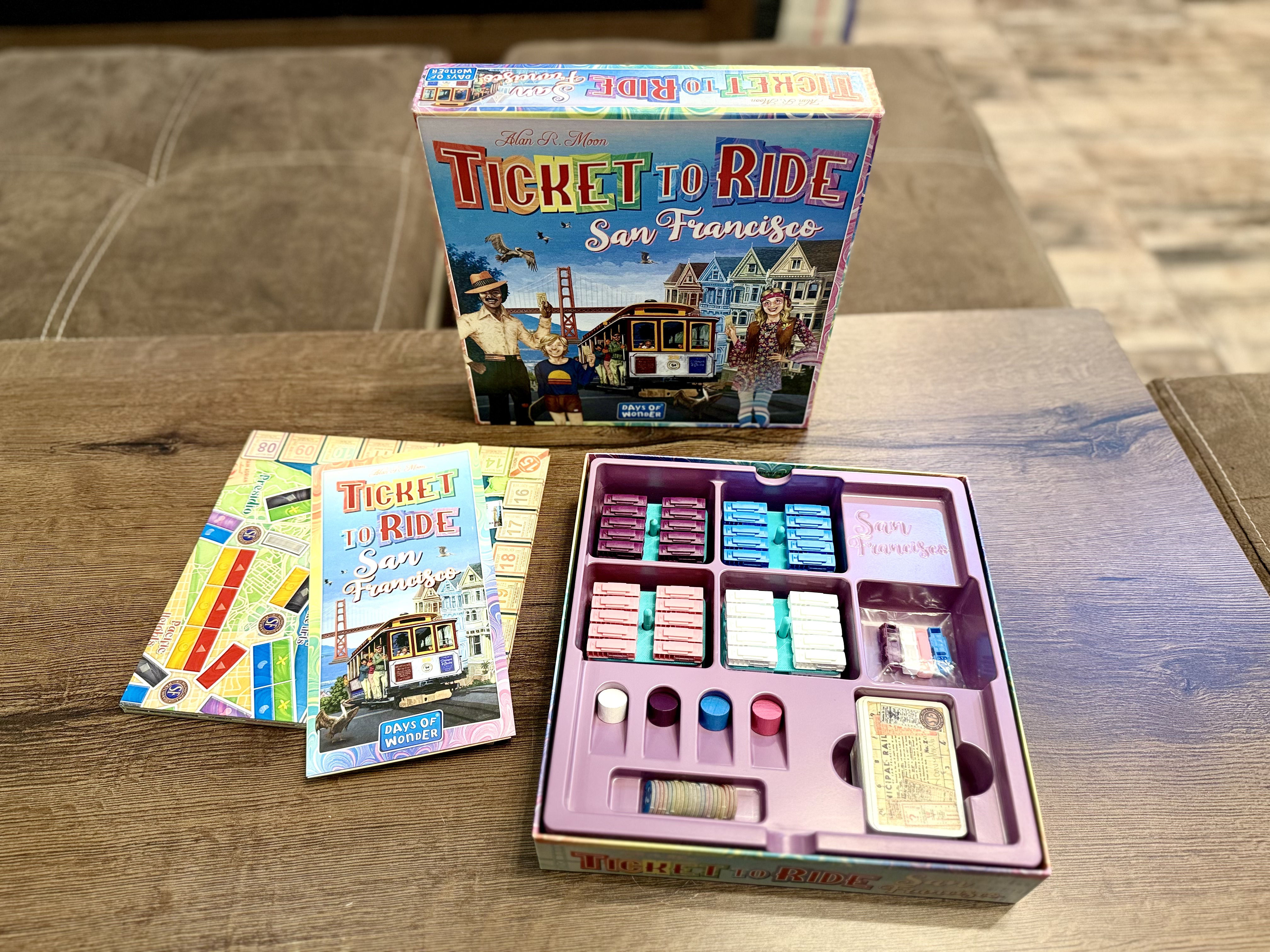 Ticket to Ride: San Francisco – Cable Car Organizer