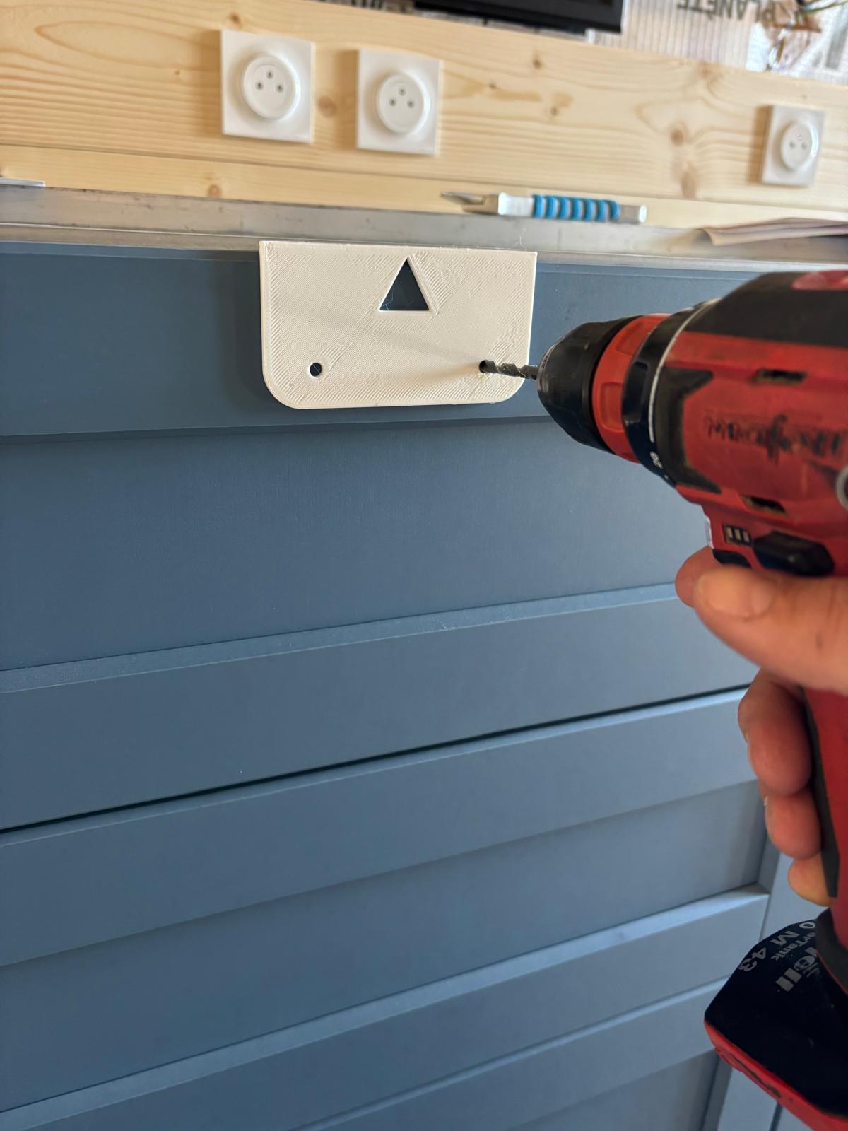 IKEA ENERYDA Handle Drilling Template 3D model