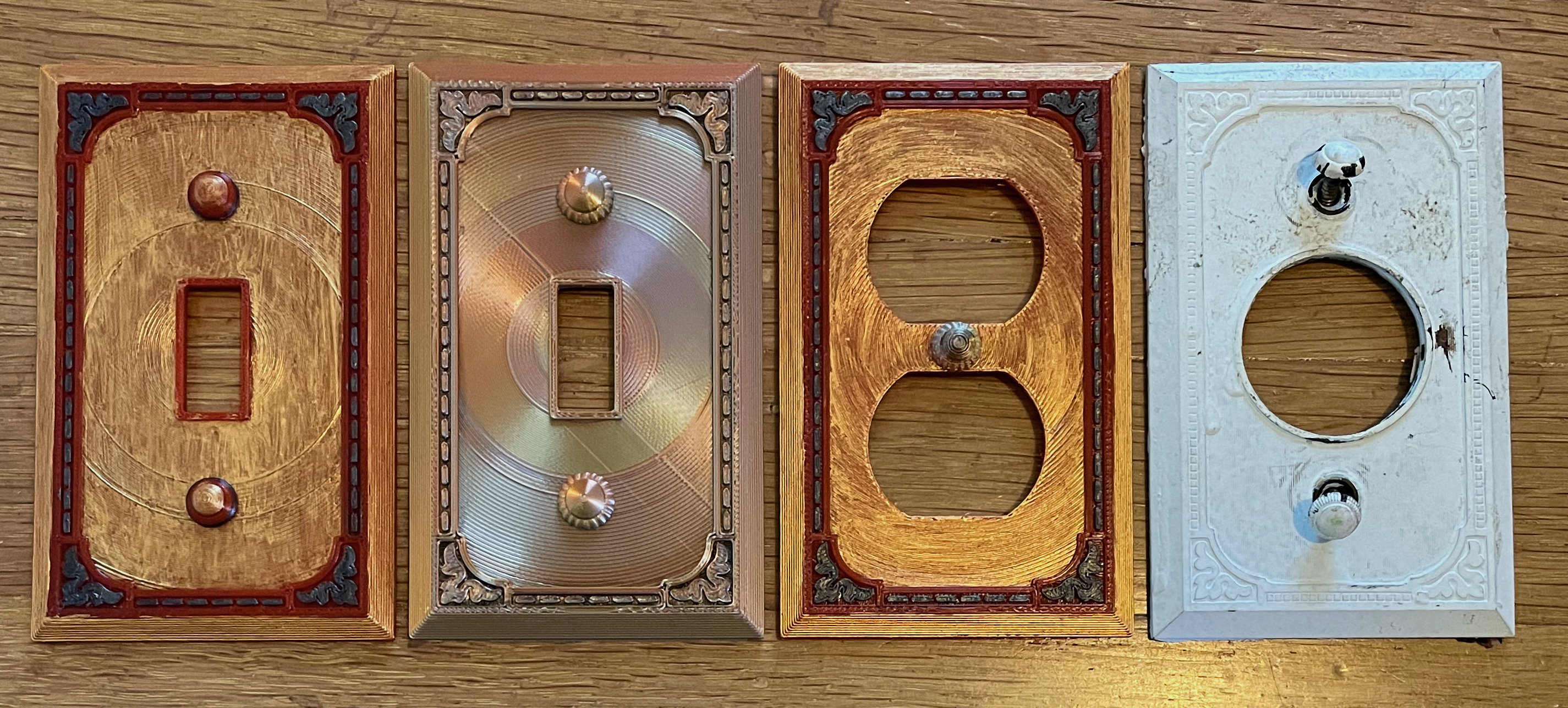 Vintage Reproduction Art Deco Electrical Covers