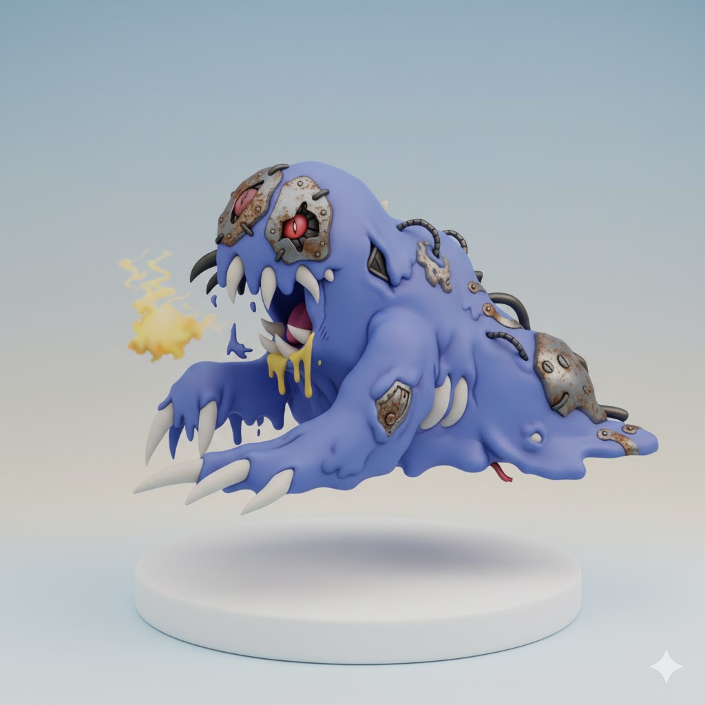 Raremon Digimon Creature Model