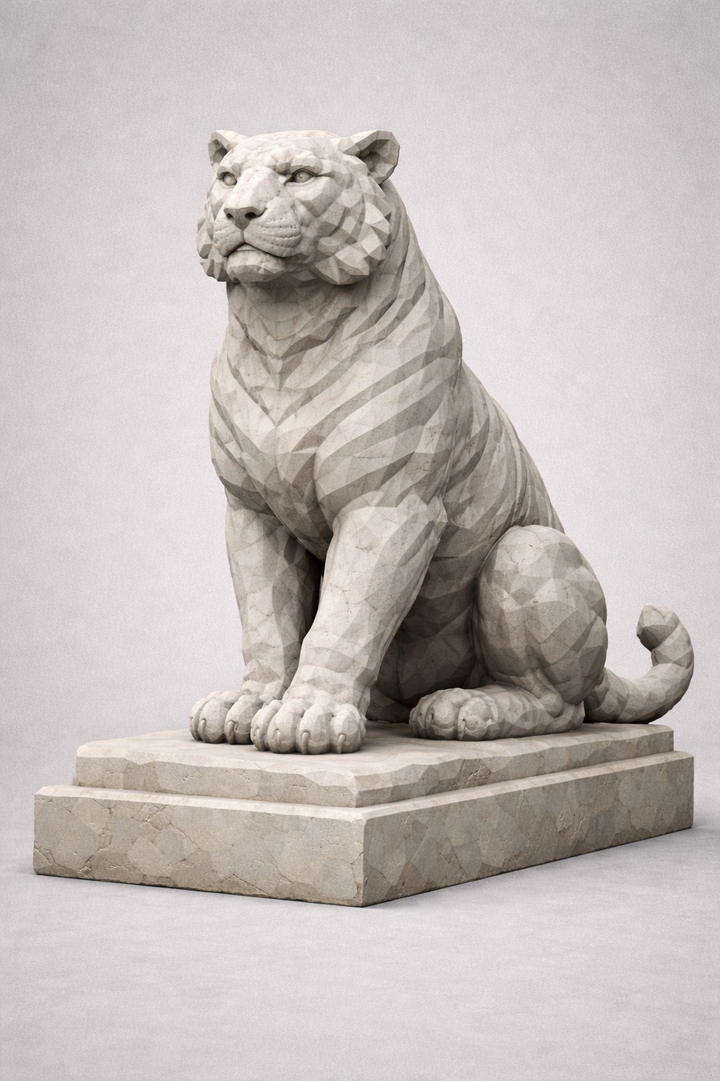 Tiger Sitting Statue
