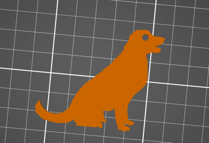 Dog - 2D Plate