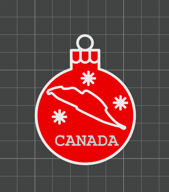 Pallina di Natale Canada