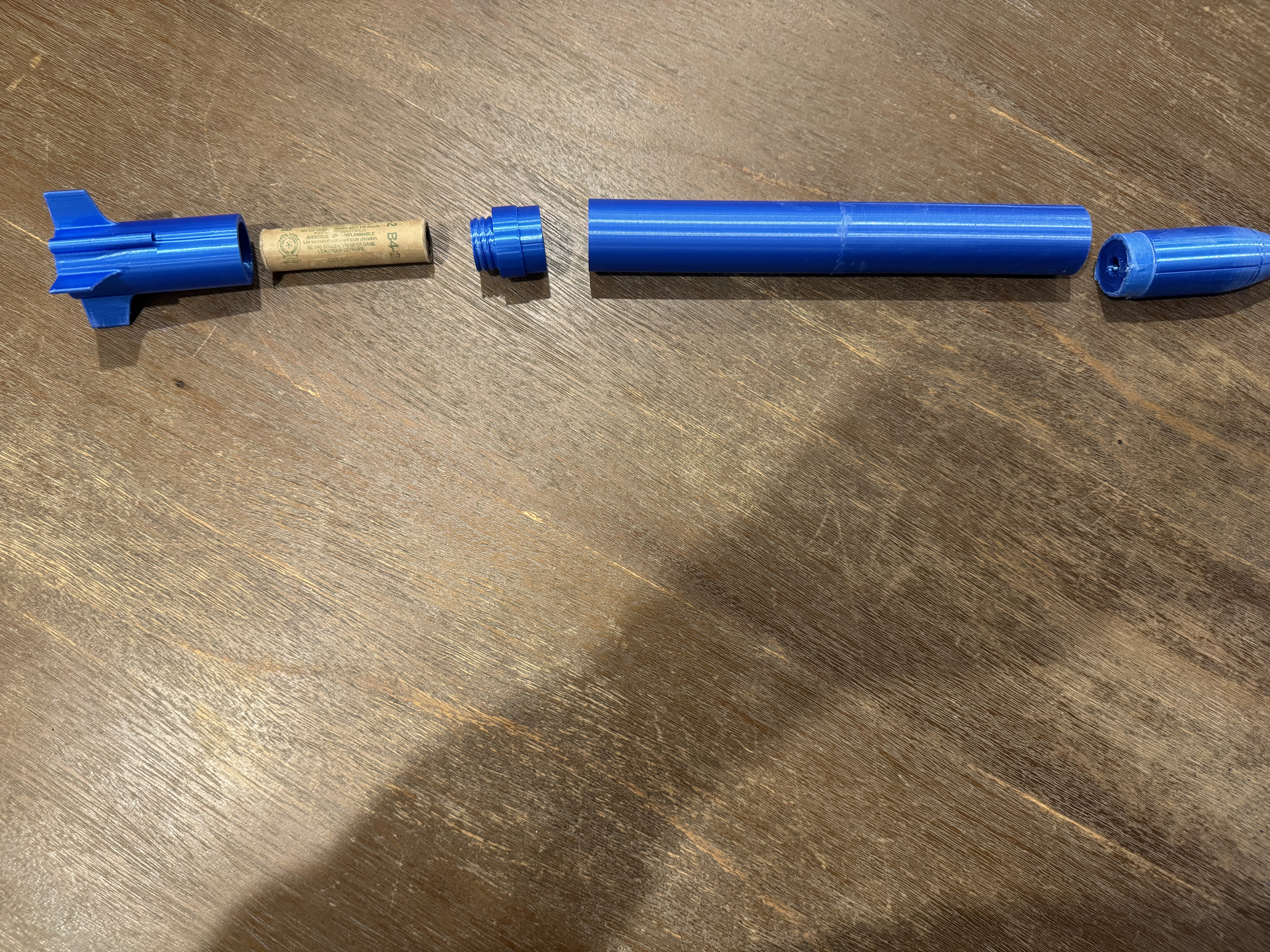 Miniatura 3 do modelo 3D modular, customisable model rocket