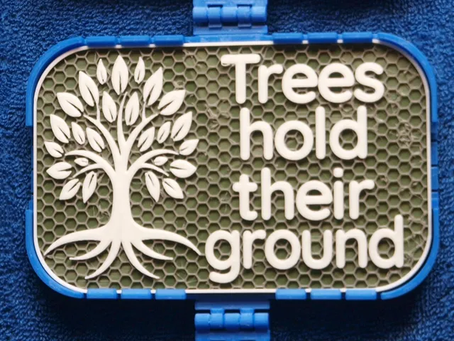 Trees hold their Ground sign