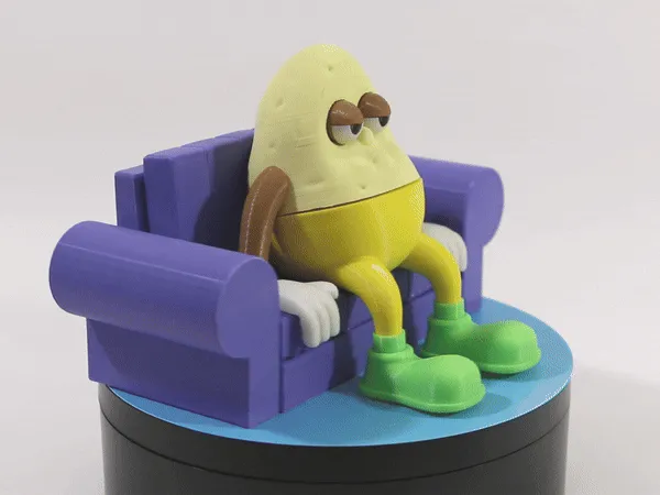 Cartoon Couch Potato