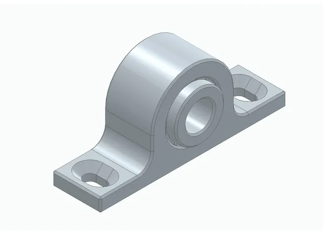 A heavier duty kind-of-608 pedestal bearing