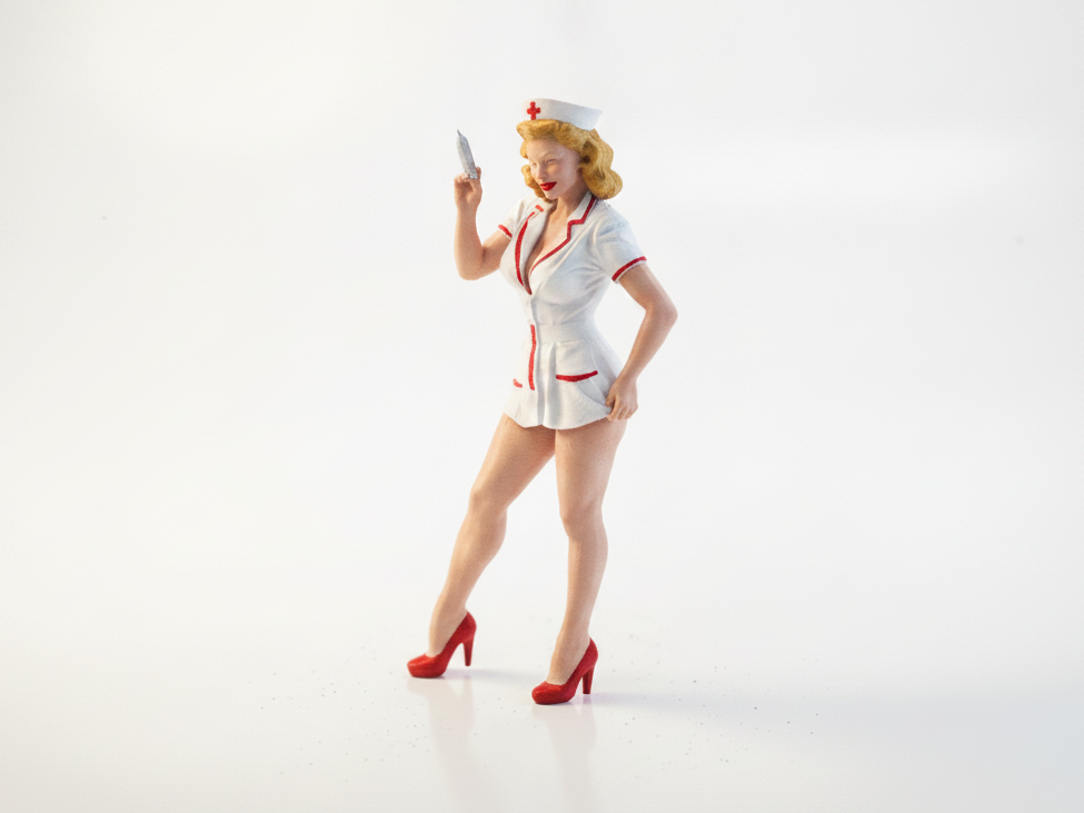 Nurse Figurine Medical Professional 3D Printable