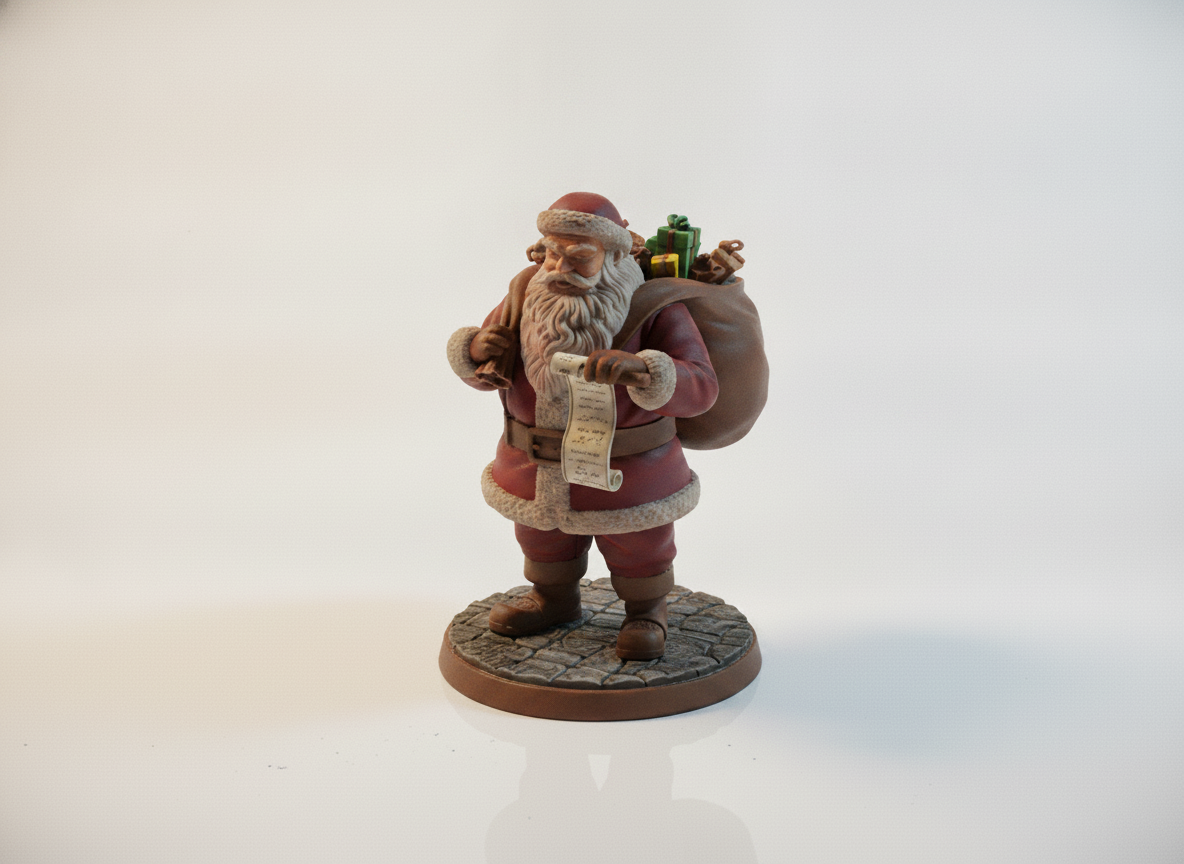 Santa Reading