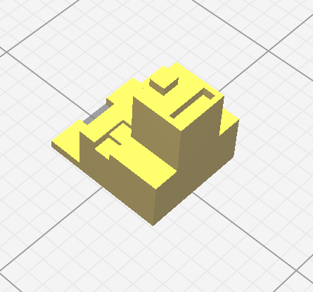 Miniatura 3 do modelo 3D Minecraft Wolf's head